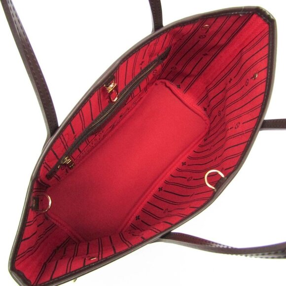 LOUIS VUITTON Brown Damier Neverfull PM Tote Bag - Picture 3 of 9